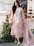 BL 2585-3 Piece Embroidered Lawn Shirt with Embroidered Organza Dupatta