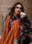 AF-AJ-680-3 Piece Unstitched Heavy Embroidered Dhanak Wool Suit With Heavy Embroidered Dhanak Shawl