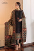 BQ 14-3 Piece Unstitched Heavy Embroidered Lawn Suit With Full Embroidered Organza Dupatta