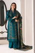 SN-61 3 Piece Embroidered Dhanak Shirt with Printed Wool Shawl