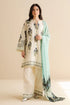 3Pc Digital Printed Lawn Shirt with Printed Dupatta CO-492