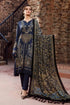 Dhanak - 3 Piece Unstitched Fully Embroidered Dhanak Fabric With wool shawl MB-115