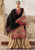 AF-HR-690-3 Piece Unstitched Heavy Embroidered Dhanak Wool Suit With Four Sided Embroidered Dhanak Shawl