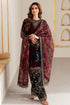 BQ 1010-Velvet Stuff 9000 Micro Fully Embroidery With Sequence Work Organza Dupatta