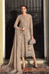 3Pc Embroidered Lawn Shirt with Embroidered Organza Dupatta MB-2665