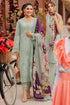 MS 42-Lawn Stuff 3 piece Fully Embroidered With Digital Printed Silk Dupatta ( Chicken kari boring Embroidery )