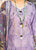 MS 04-Lawn 3 Piece Unstitched Heavy Embroidered Suit With Printed Silk Dupatta