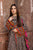 3 Piece Unstitched Embroidered Lawn Suit With Printed Premium Organza Dupatta MB-112