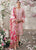3 Piece Unstitched Heavy Embroidered Chicken Kari Lawn Suit With Printed Silk Dupatta