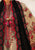AF-HR-690-3 Piece Unstitched Heavy Embroidered Dhanak Wool Suit With Four Sided Embroidered Dhanak Shawl