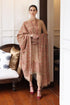 AF-BR-685-3 Piece Unstitched Heavy Embroidered Dhanak Wool Suit With Heavy Embroidered Dhanak Shawl