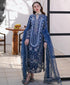 3 Piece Embroidered Lawn Shirt with Embroidered Organza Dupatta SP-2545