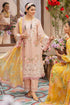 MS 22-Chicken kari Borring 3 Pc Fully Embroidered Lawn Stuff Dress With Digital Printed Silk Dupatta & Patches