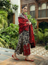 3 Pcs Digital Printed Lawn Shirt Trouser and Dupatta with Embroidered Patches MB-437